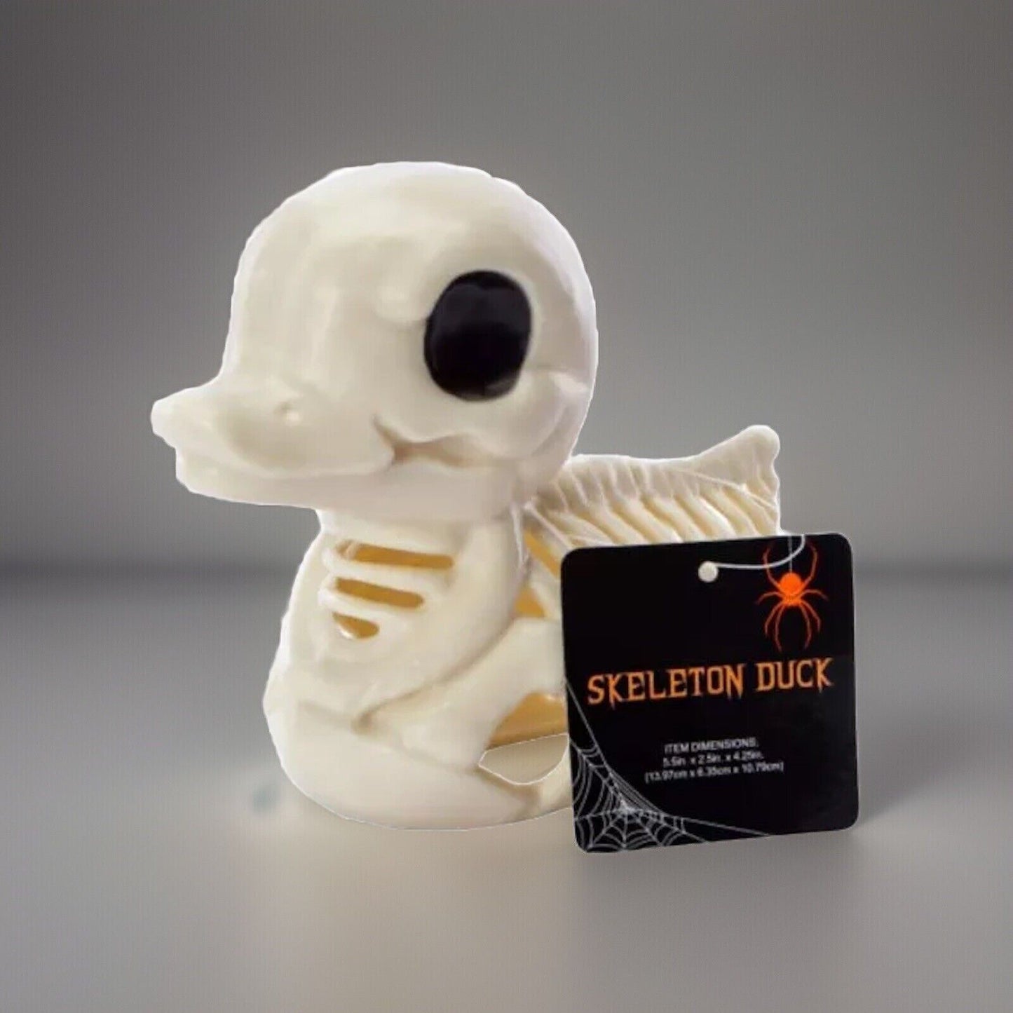 🔥Skeleton Duck Halloween Decor 5.5in x 4.25in BNWT🔥