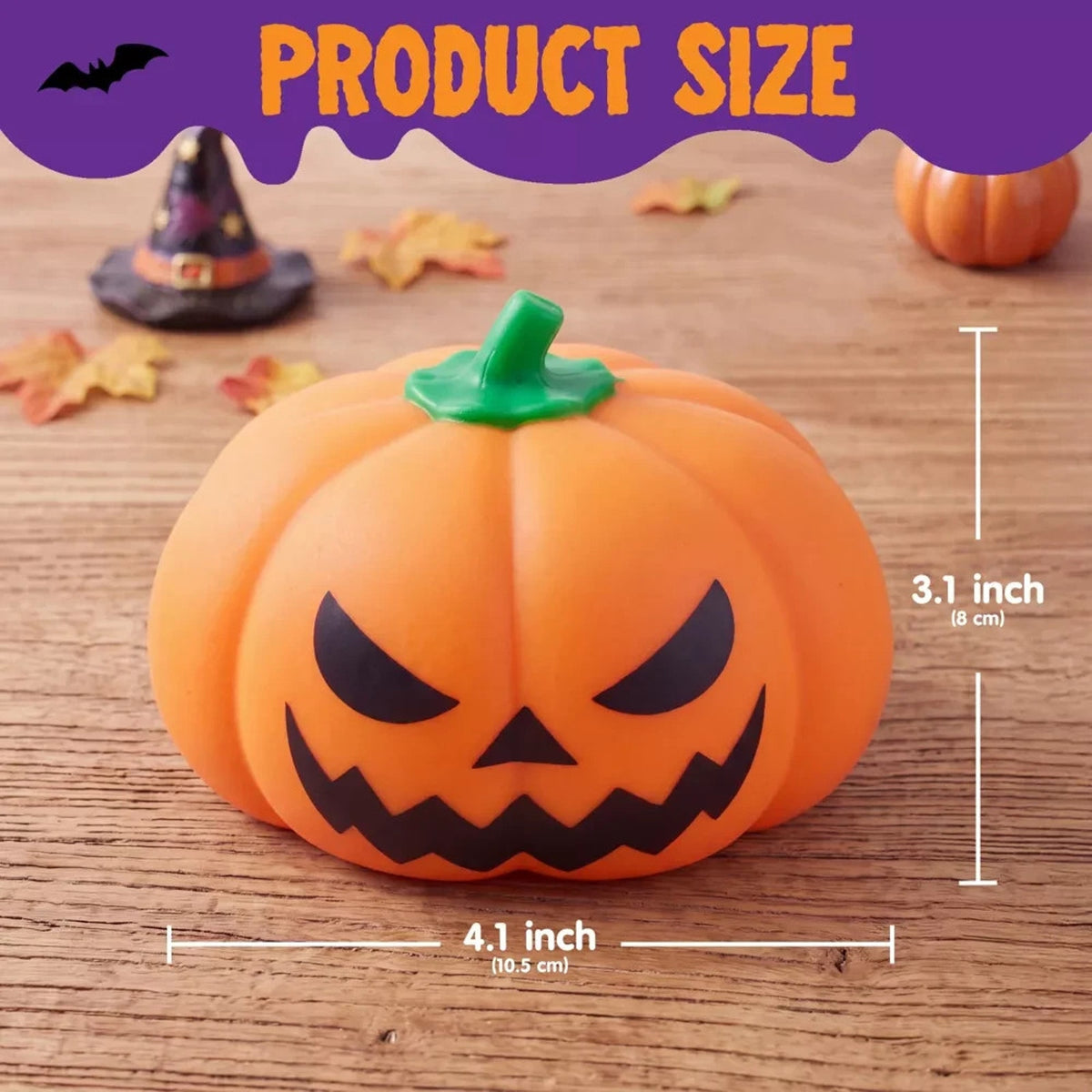 🔥Joyfy Halloween Jumbo Squishy Pumpkin Stress Ball BNWT🔥