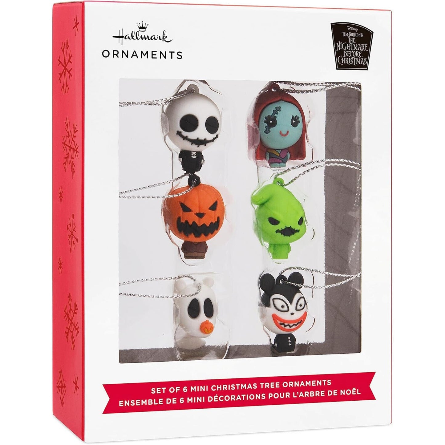 🔥Hallmark Disney The Nightmare Before Christmas Ornaments Set Of 6 Mini 2023💥