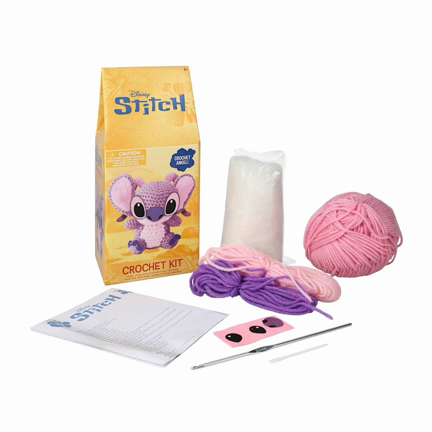 🔥Disney Stitch Crochet Kit Angel BNWT🔥