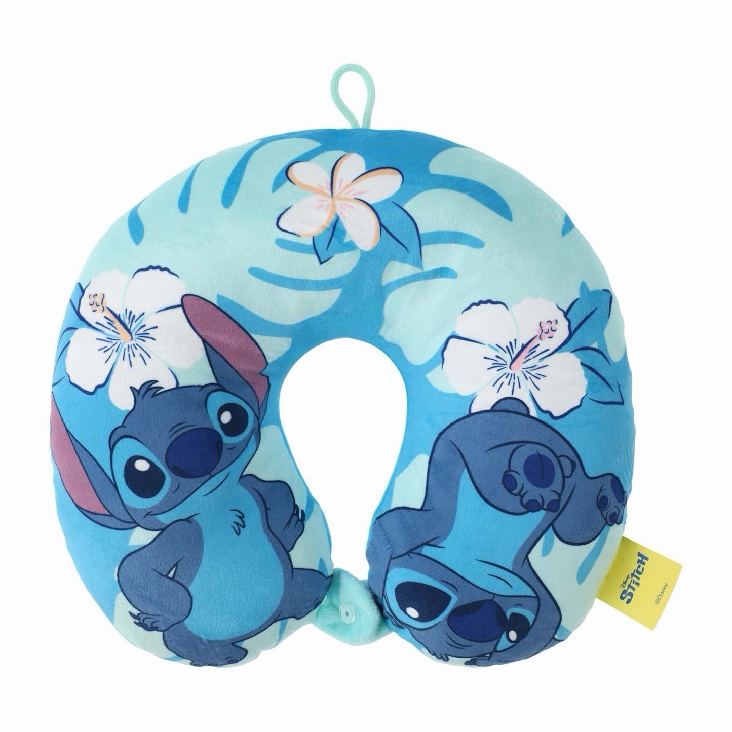🔥 Disney Stitch Travel Comfort Pillow with Snap 12in x 13in BNWT🔥