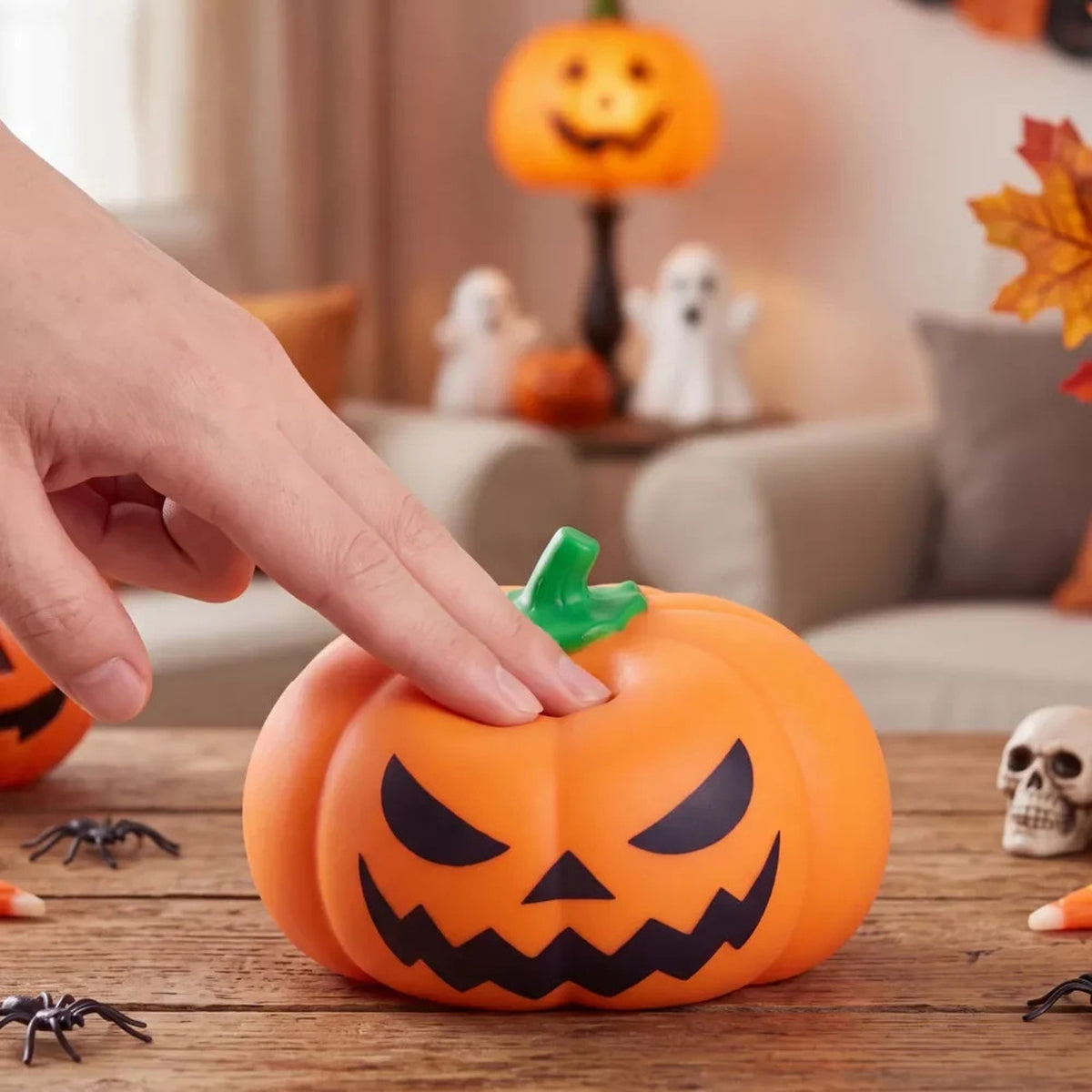 🔥Joyfy Halloween Jumbo Squishy Pumpkin Stress Ball BNWT🔥