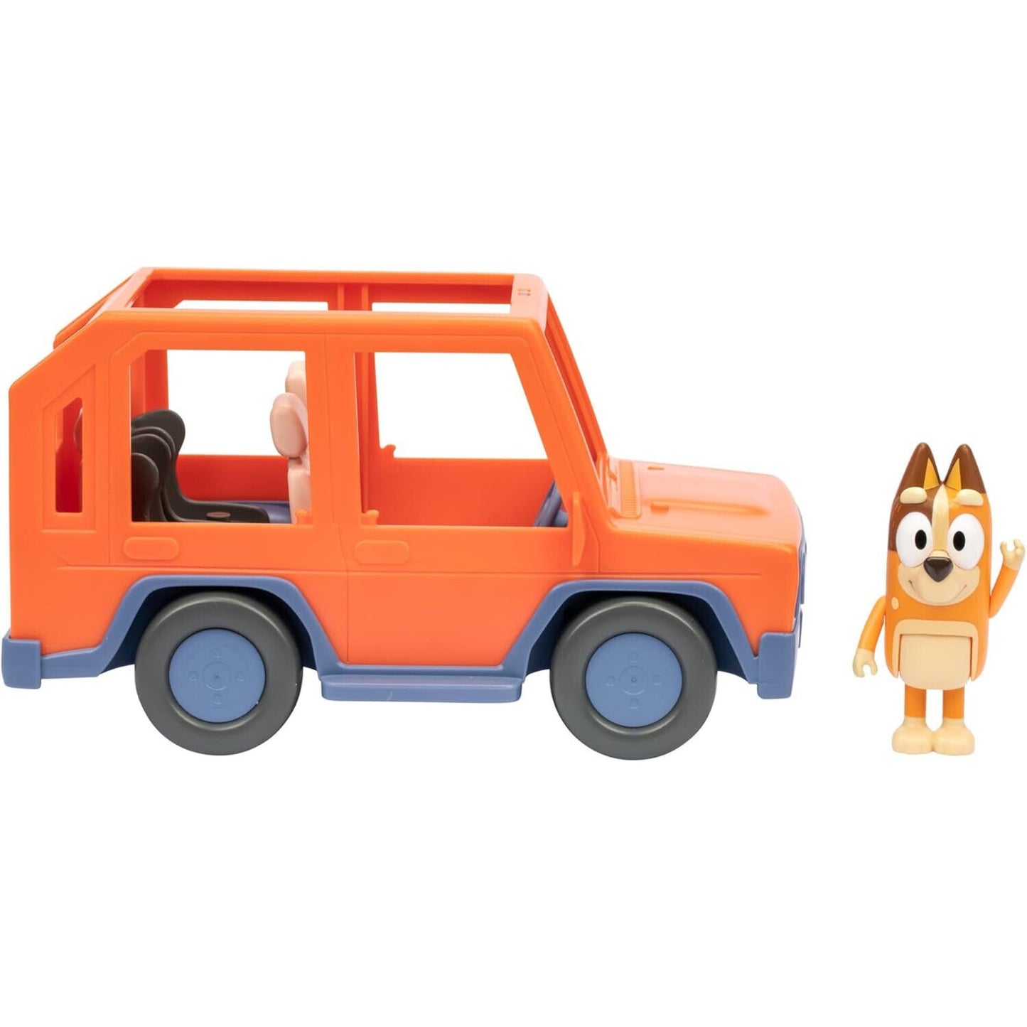 🔥Bluey Heeler Family Road Trip 4WD Car Play Vehicle+ Chilli Fits 4 Bluey BNWT🔥