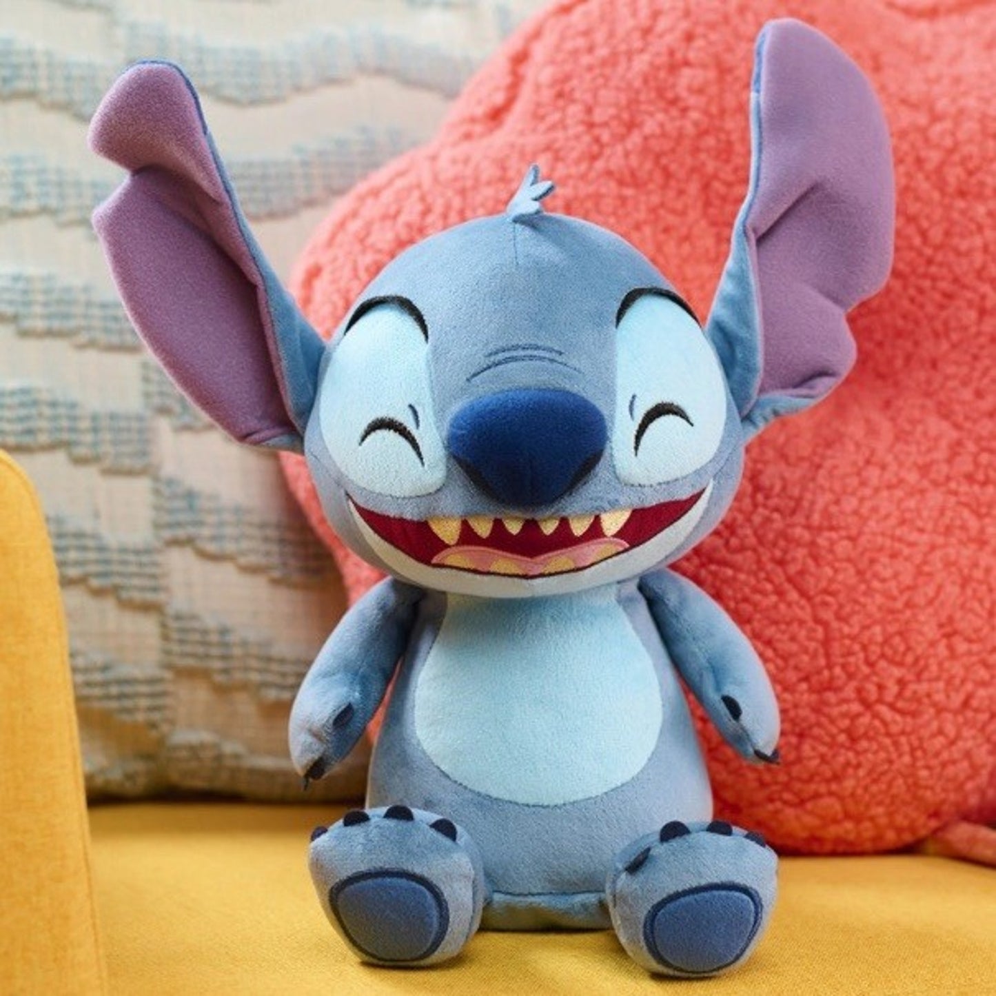 🔥Disney Stitch Crack Me Up Laughs Sounds & Motion Action 11 Inch Plush BNWT🔥