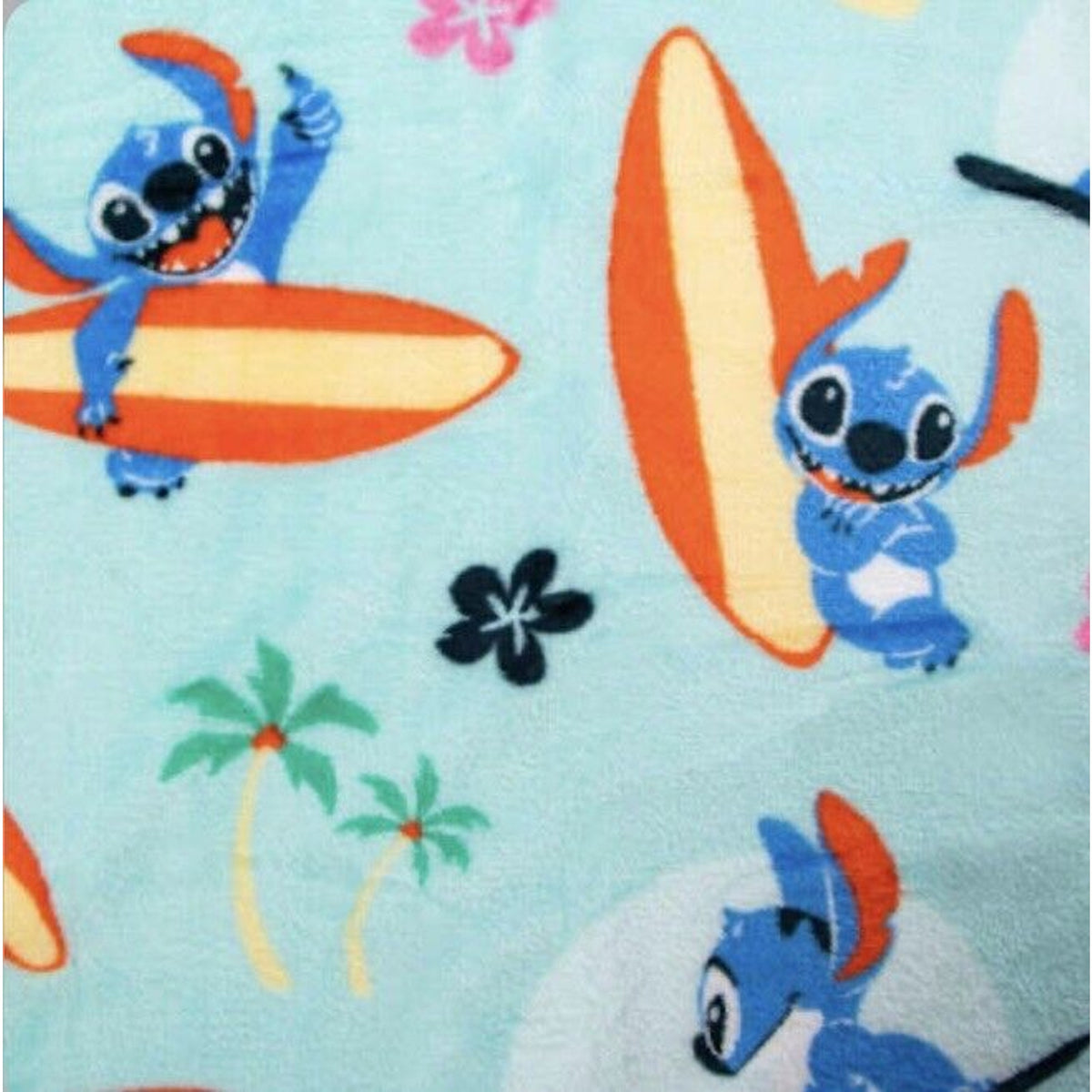 🔥Disney Stitch Surfboard 40 x 50 In Silk Touch Throw Blanket BNWT🔥