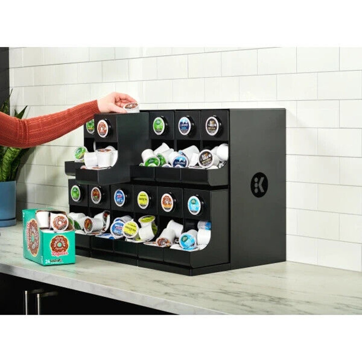 🔥Keurig 12ct Modular Merchandiser (L) 26.69" x (W) 14.57" x (H) 17.28" Black💥