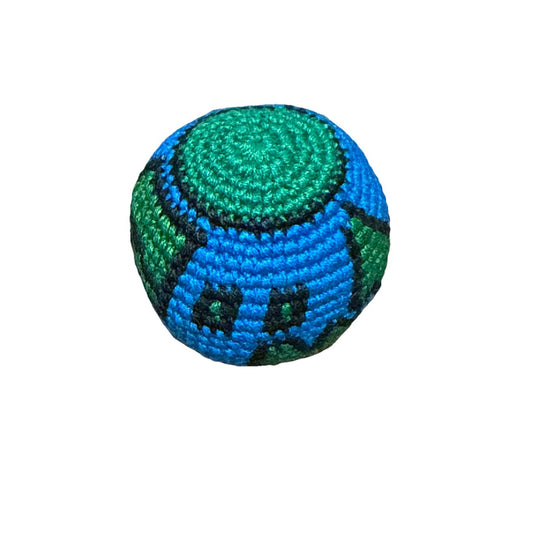 🔥World Footbag Boota Bag Crochet Hacky Blue /Green BNWT🔥