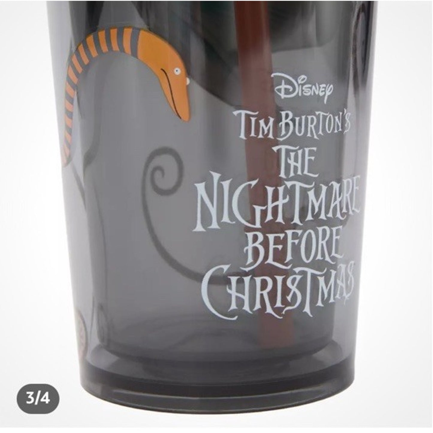 🔥Zero 24 oz. Starbucks Travel Tumbler & Straw The Nightmare Before Christmas🔥