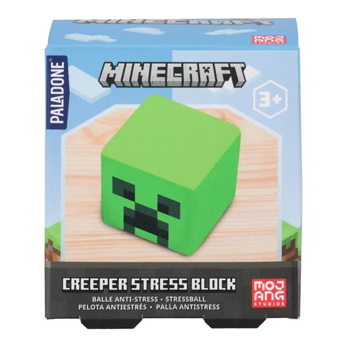 🔥PALADONE Minecraft Stress Block Squishy Sensory Fidget Toy PINK BNWT🔥