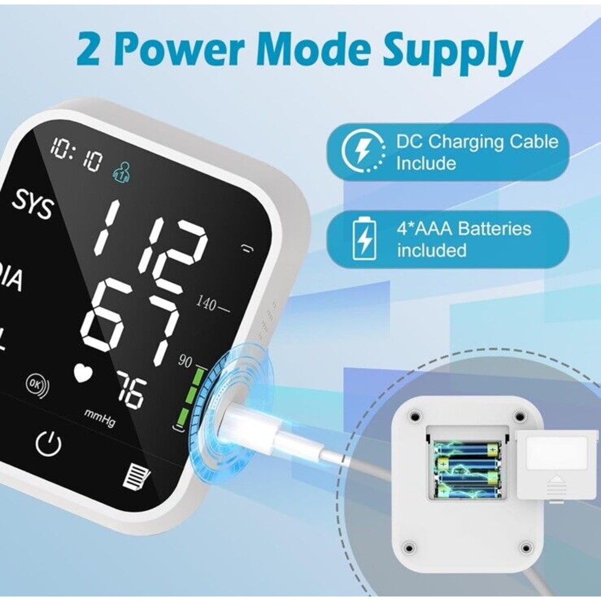 🔥Large Upper Arm Automatic Digital Pressure Monitor Cuff🔥