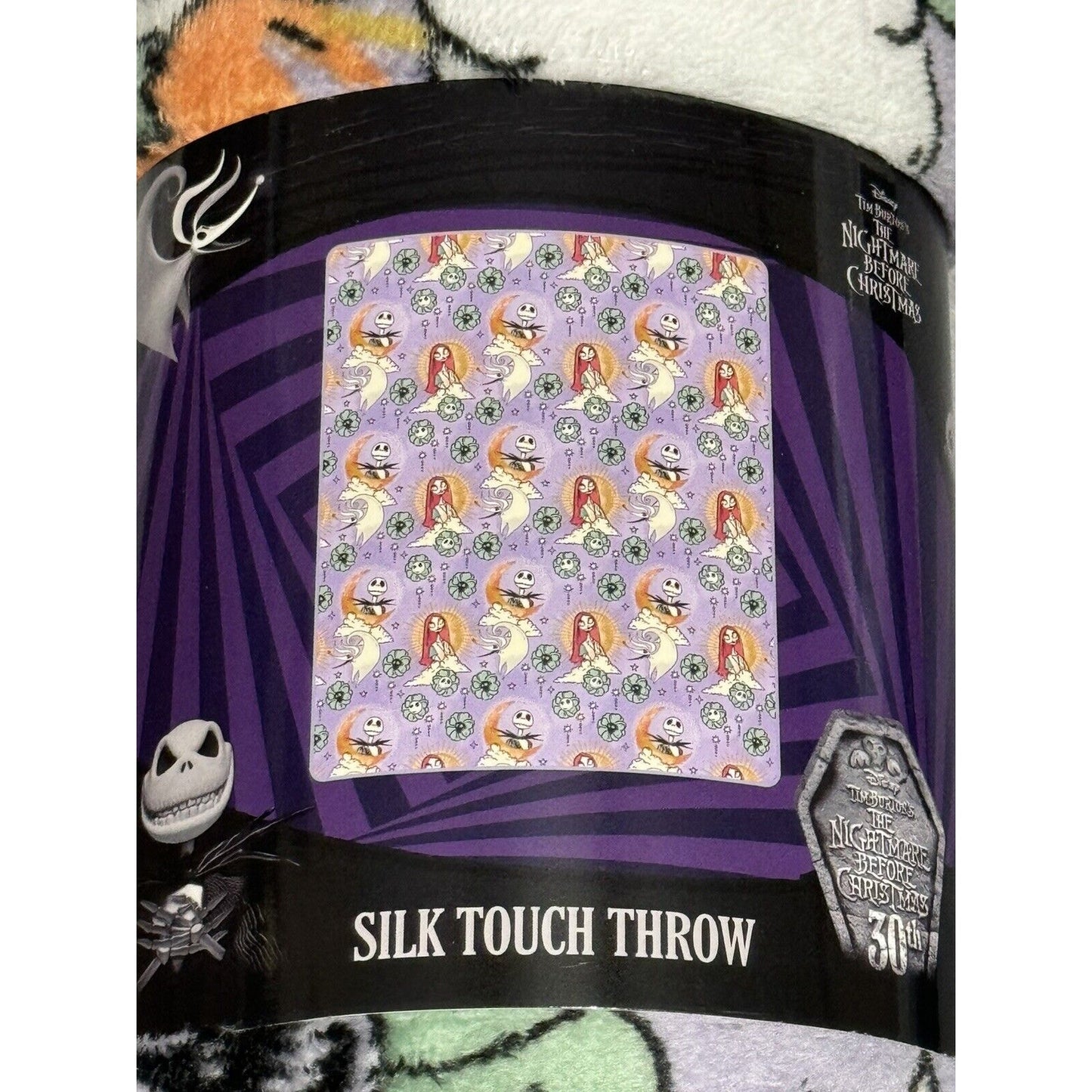🔥Disney The Nightmare Before Christmas Silk Touch Throw Blanket 40 X 50"🔥