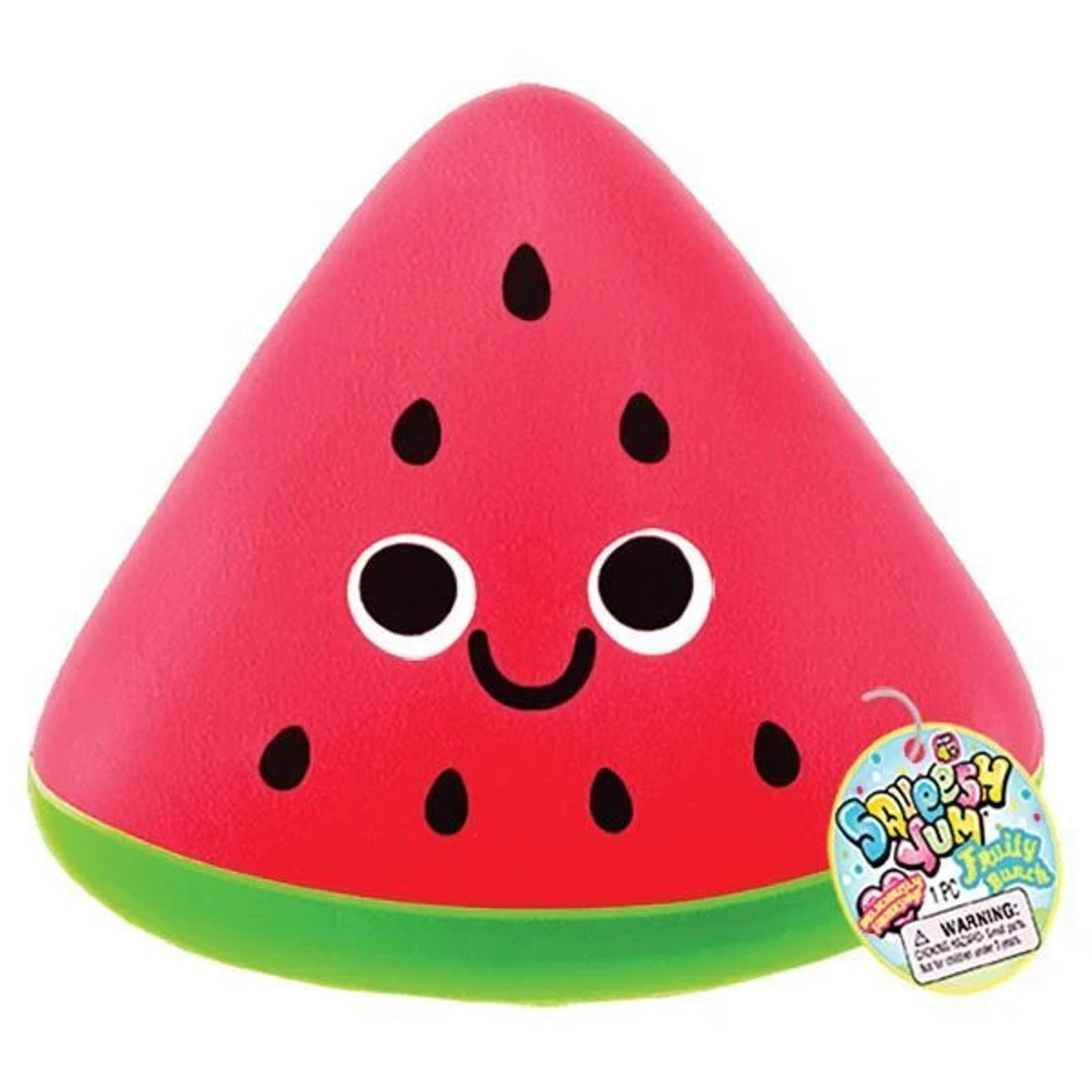 🔥Ja-Ru Squeesh Yum 5 Inch Fruity Bunch Foam Squishy Toy WATERMELLON BNWT🔥