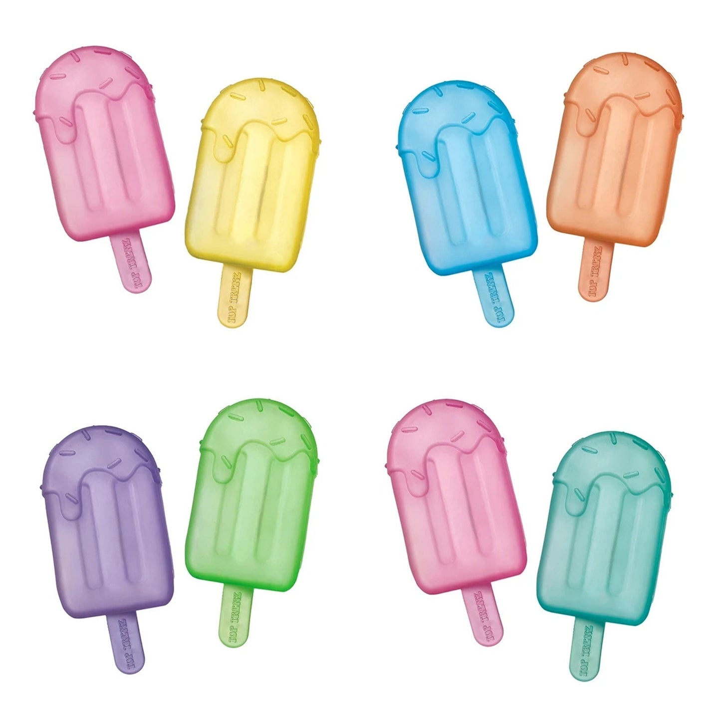 🔥Super Duper Sugar Squisher Mini Ice Pop Blue/Pink 2 Pack BNWT🔥