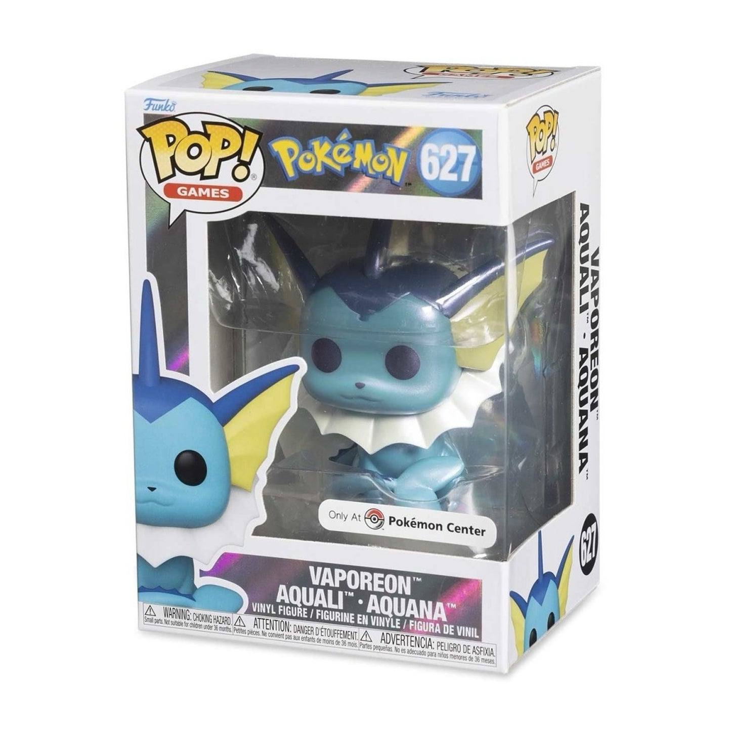 🔥Funko Pokemon Center Exclusive Pearlescent Vaporeon BNWT🔥