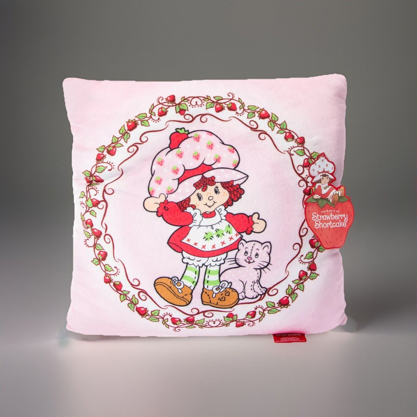 🔥STRAWBERRY SHORTCAKE PLUSH HALO CUSHION PILLOW Collectible BNWT💥