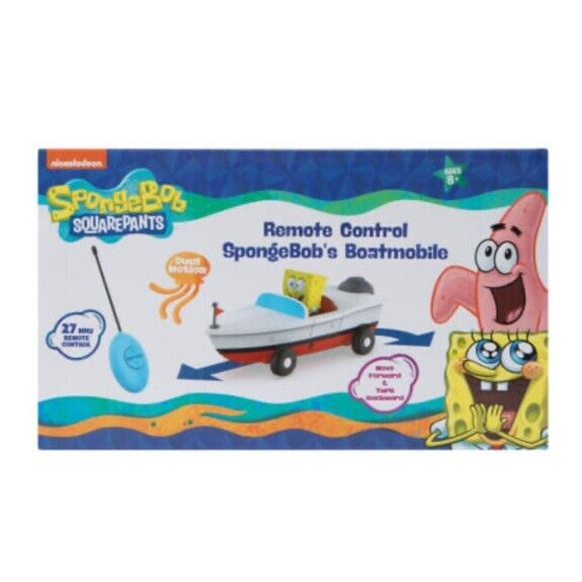 🔥Spongebob Squarepants Remote Control SpongeBob's Boatmobile BNIB🔥