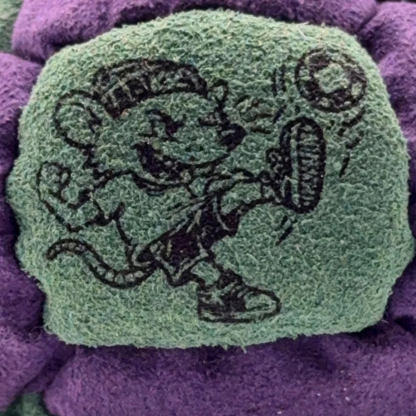 🔥KickRats Toxic Footbag 14 Panel SandHacky Sack Purple/Toxic Green BNWT🔥
