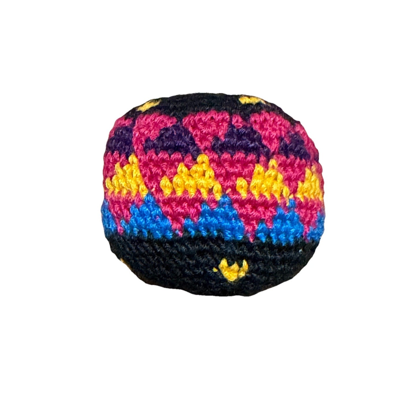 🔥World Footbag Boota Bag Crochet Hacky Black/Red/Blue/Yellow BNWT🔥