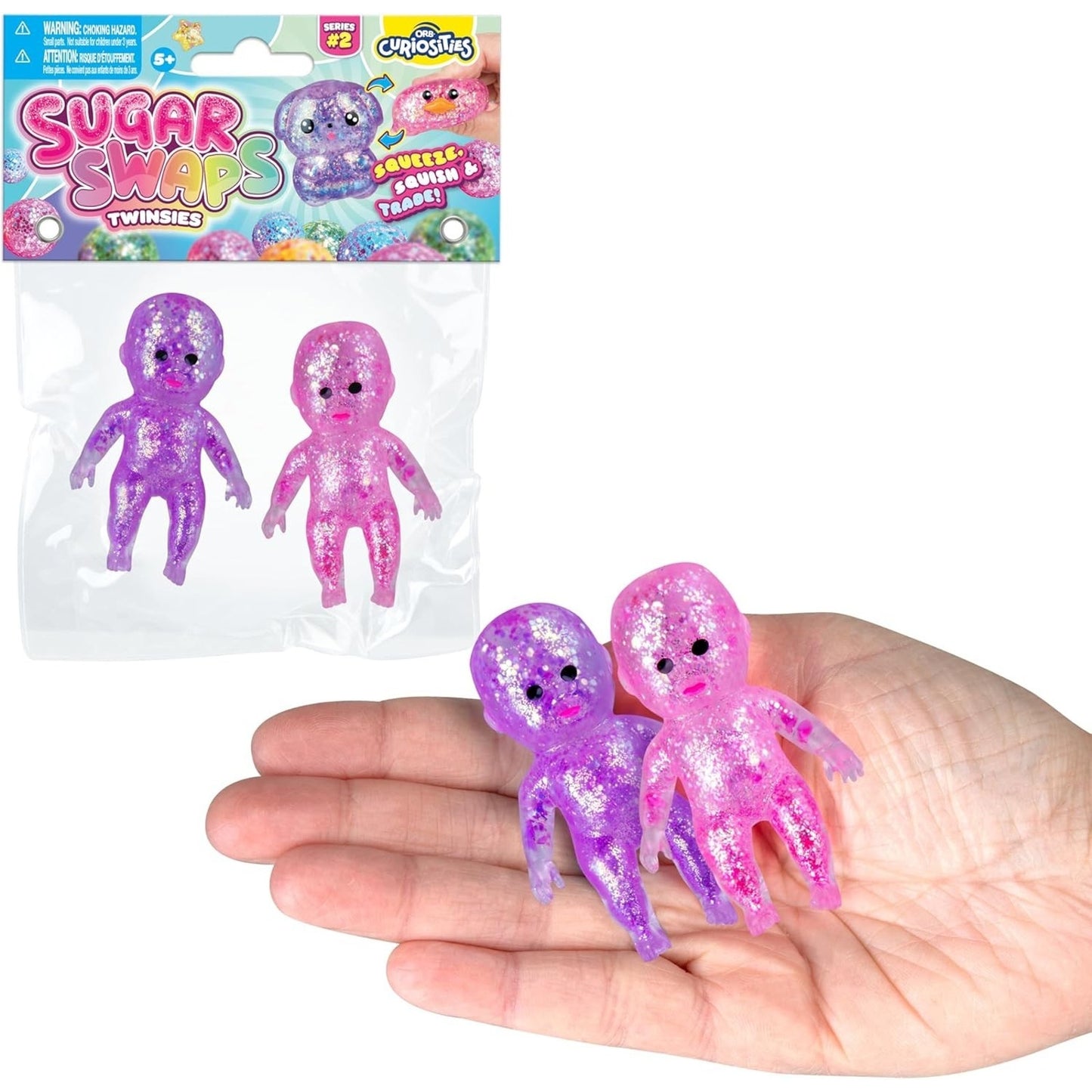 🔥ORB Curiosities Ducks and Babies Sugar Swaps 4 Pk Viral Squishy Stretchy NWT🔥