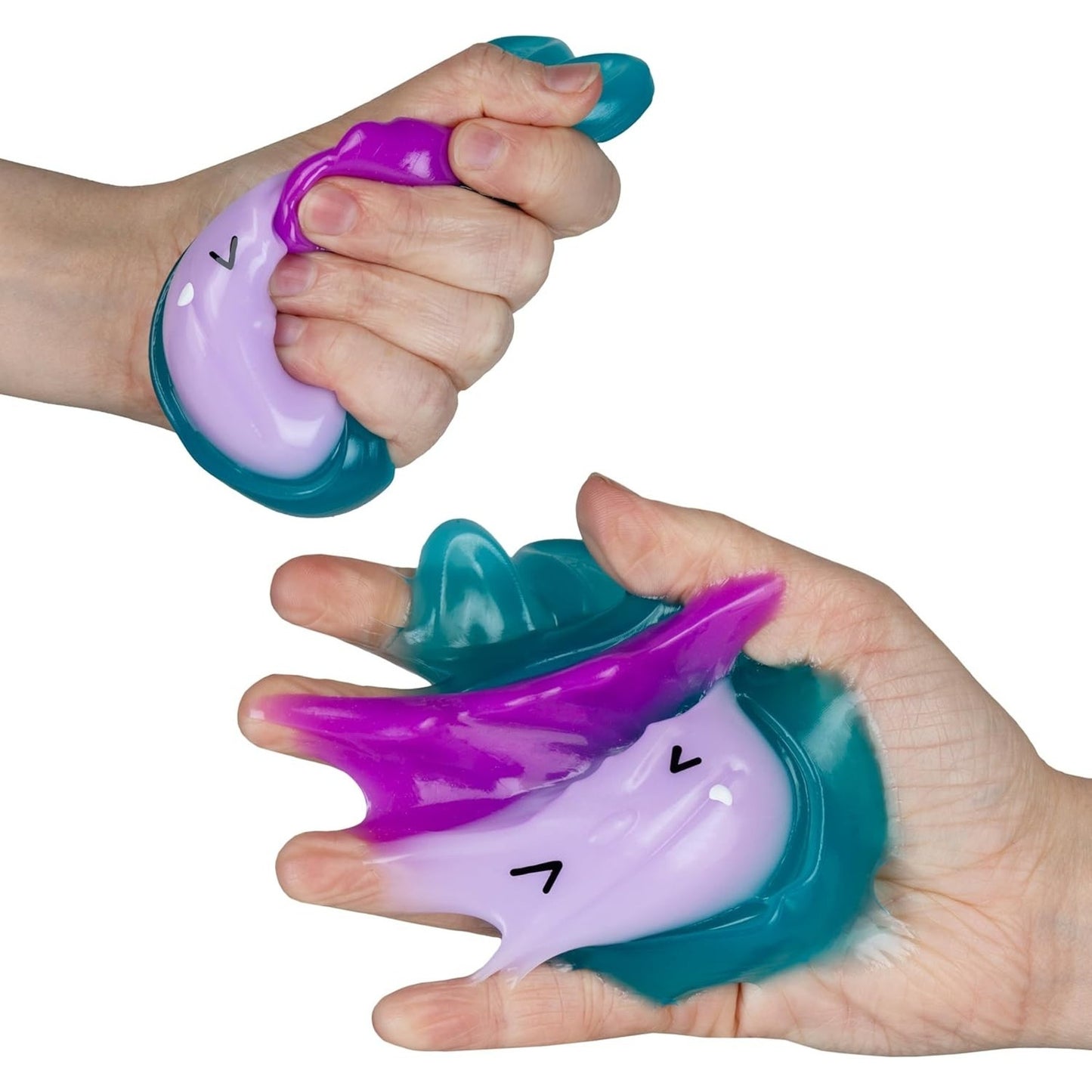 🔥Orb Curiosities Taba-licious BUNNY Snarkies Teal Squishy Sensory Toy BNWT🔥