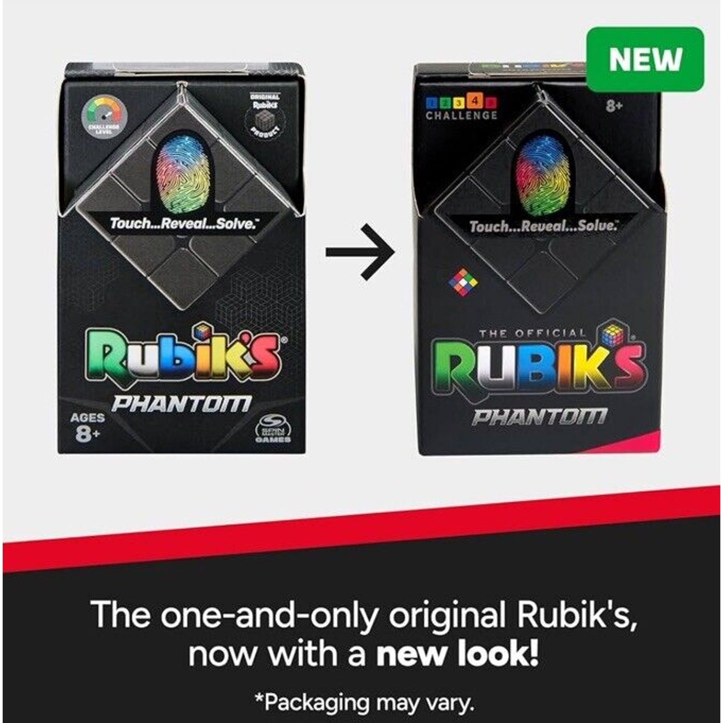 🔥Rubik’s Cube Phantom 3x3 Cube Advanced Technology Difficult 3D Puzzle Travel🔥