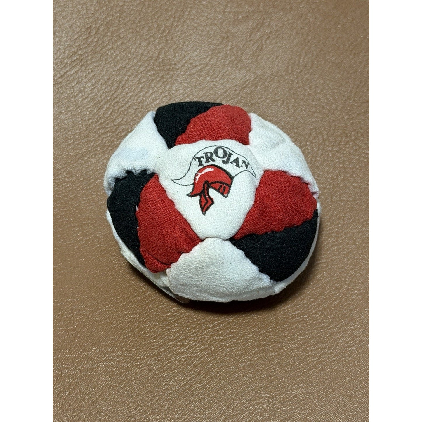 🔥World Footbag Trojan Hacky Sack Red/White/Black BNWT🔥
