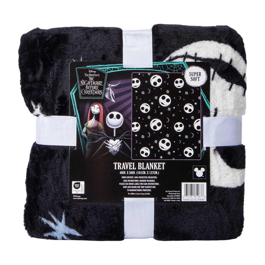🔥Tim Burton's The Nightmare Before Christmas Fleece Throw 40x50" BNWT🔥