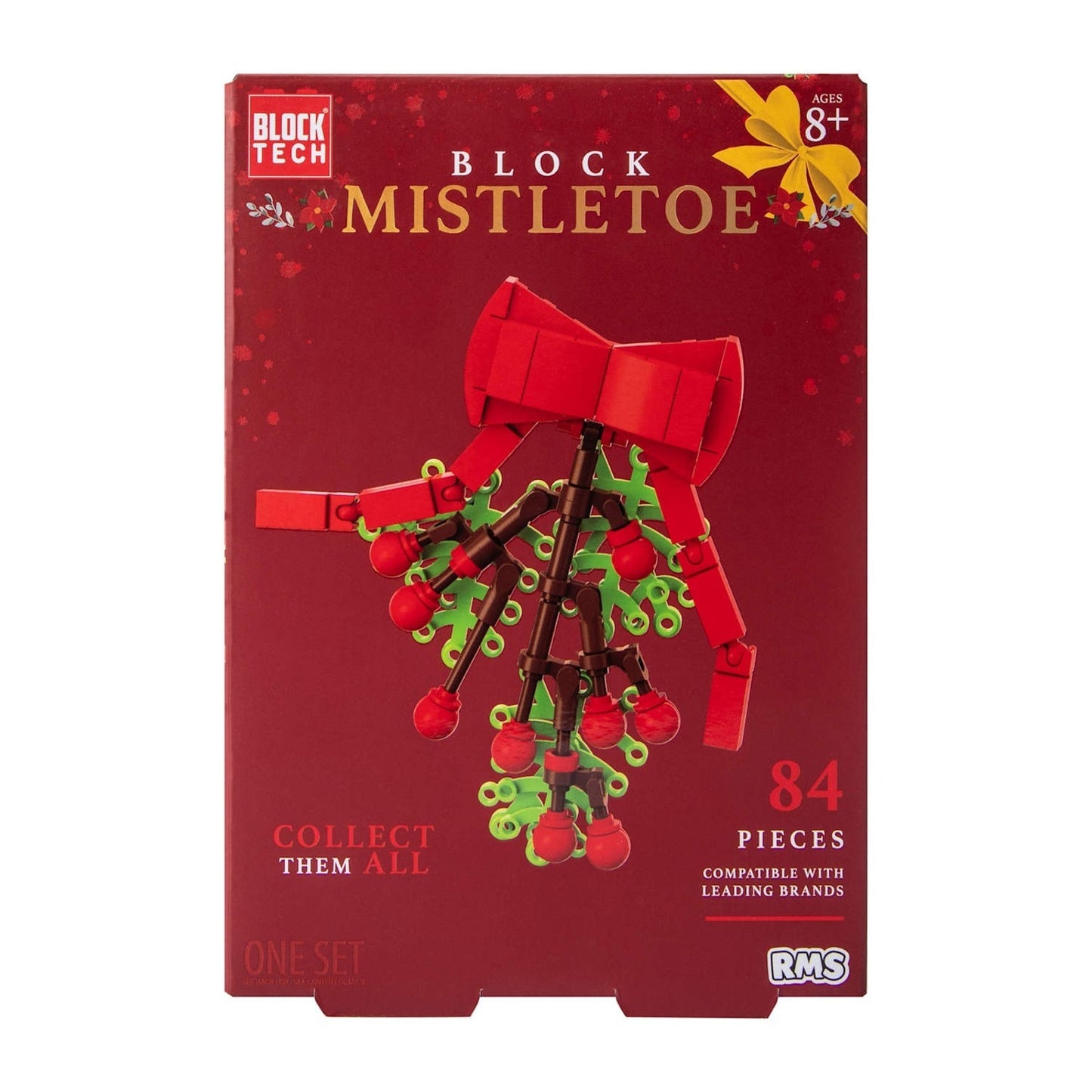 🔥BLOCK TECH Holiday Botanical Build Blocks MISTLETOE BNWT🔥
