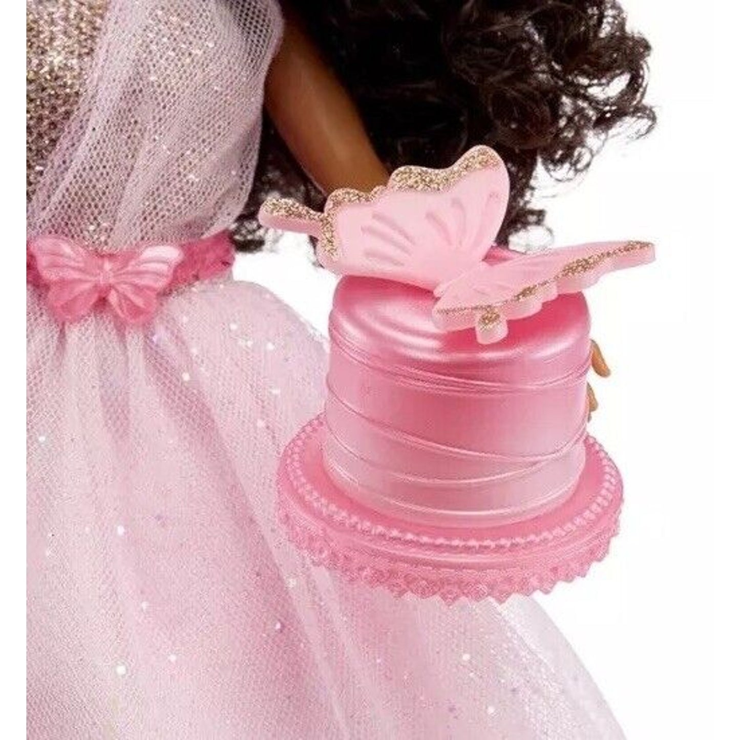 🔥MGA Ent Dream Ella Let's Celebrate Doll - Yasmin Pink & Gold Glitter BNWT🔥