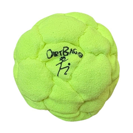 🔥World Footbag Dirtbag 32 Footbag Hacky Sack NEON GREEN BNWT🔥