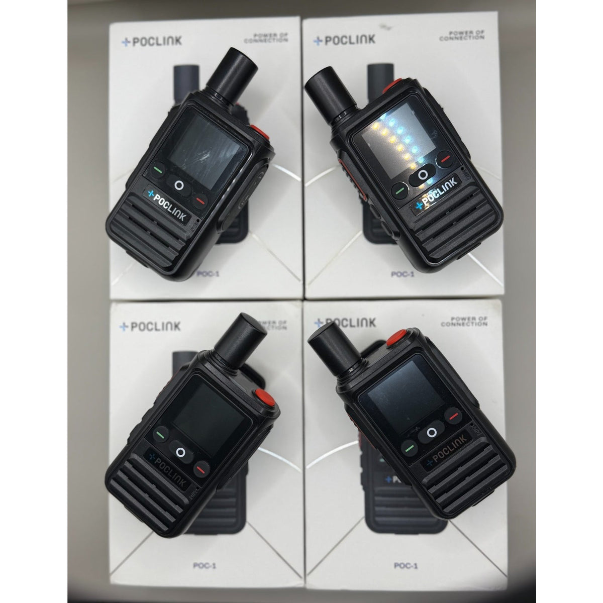 🔥POCLINK POC-1 Radio (4 Pack) Global POC LITE 4G Radios + Extras 🔥