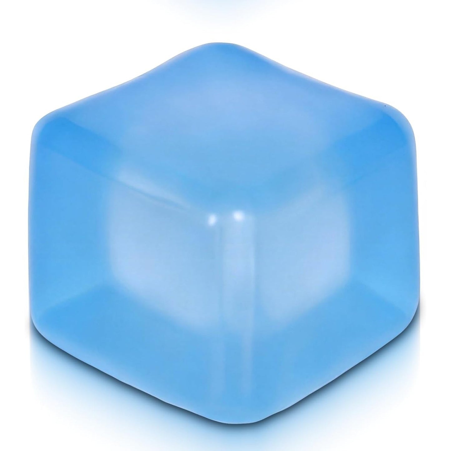 🔥Large Squishy Stress Cube for Adults Fidget Toy Blue BNWT🔥