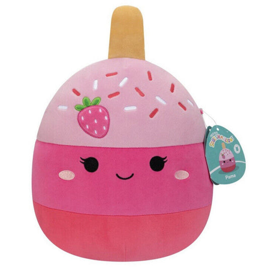🔥Squishmallow 11 - 12" Pama Strawberry Cake Pop Sweet Plush BNWT🔥