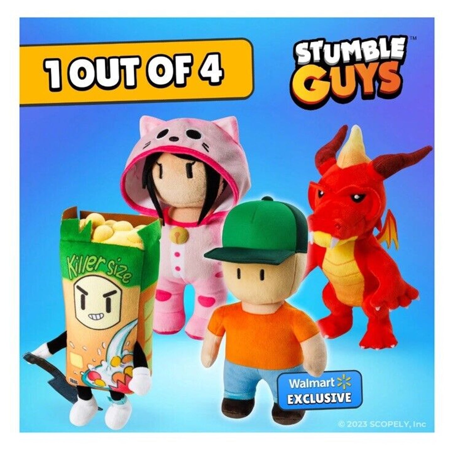 🔥Stumble Guys INFERNO DRAGON 8” Plush Buddies Soft & Cuddly Plush Toy 2024 NWT