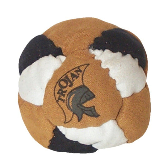 🔥World Footbag Trojan Hacky Sack Brown/White/Black BNWT🔥