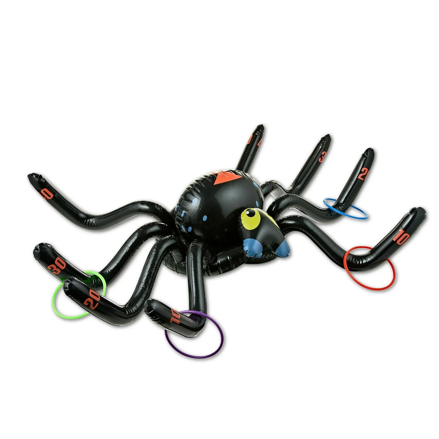 🔥Inflatable Spider Ring Toss Game Halloween Party Games 5 Pieces BNWT🔥