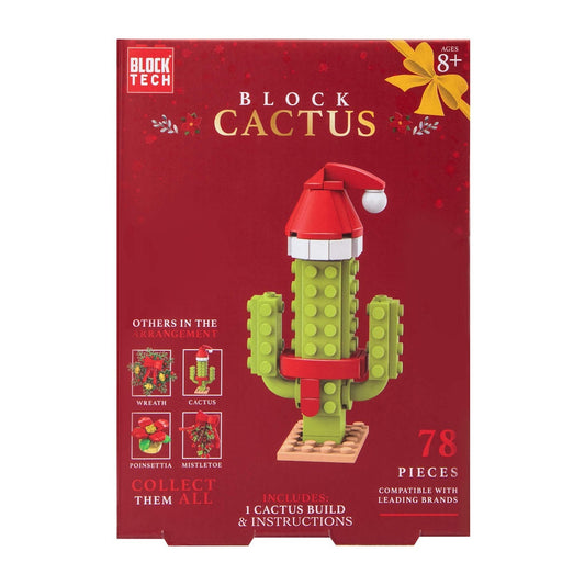 🔥BLOCK TECH Holiday Botanical Build Blocks CACTUS BNWT🔥