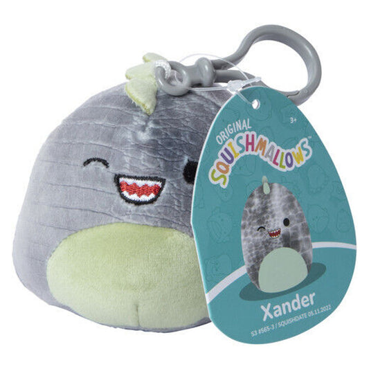 🔥Squishmallow XANDER the T REX 3.5" Clip BNWT🔥