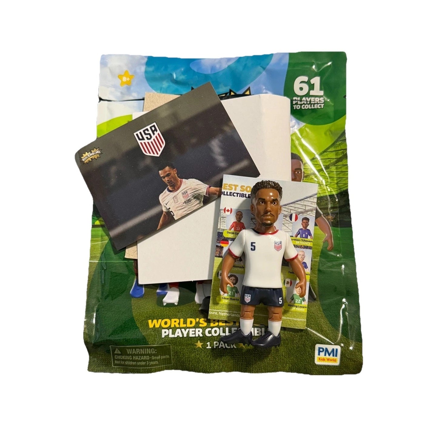 🔥Lot Of 5 World Cup Supergoal Best Soccer Collectible Figures Blind Bag BNWT🔥