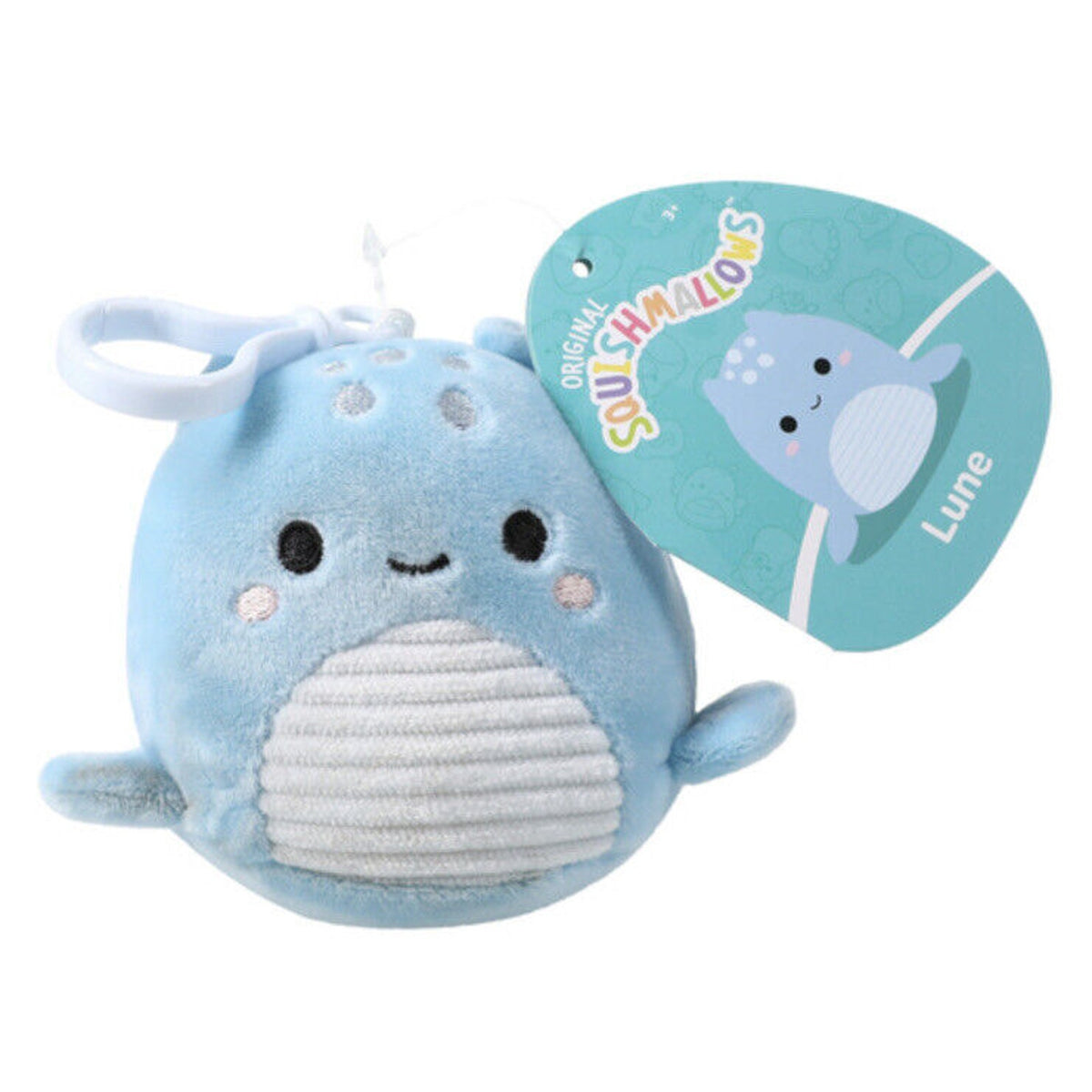 🔥Squishmallow Lune The Lochness Monster Clip 3.5” BNWT🔥