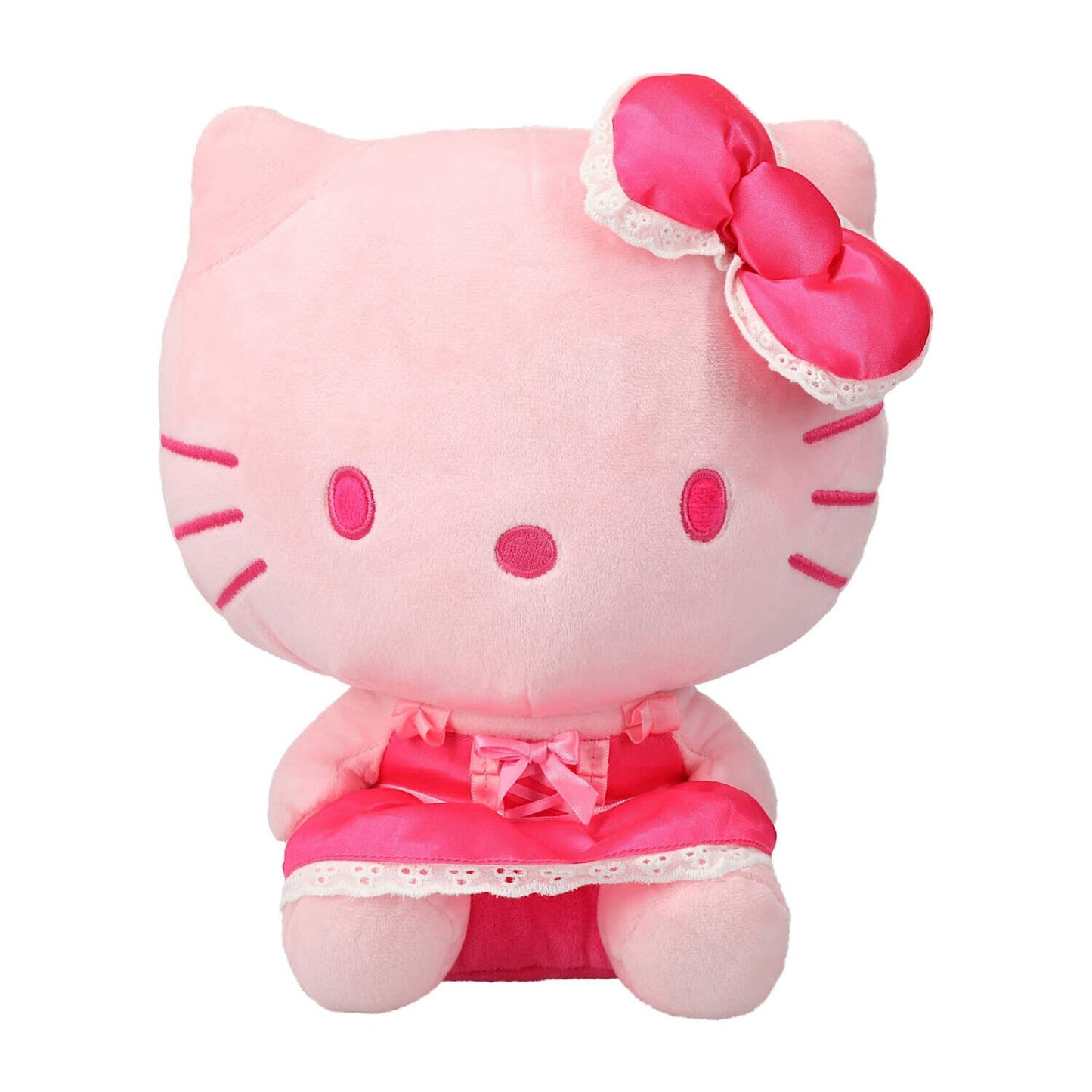 🔥Hello Kitty Sanrio *RARE* Pink 12" Plush Monochrome PRETTY IN PINK 2024 NWT💥