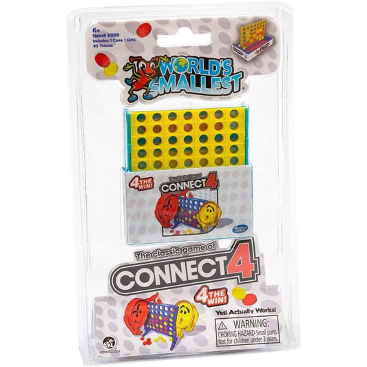 🔥World's Smallest Connect 4 Board Game BNWT🔥
