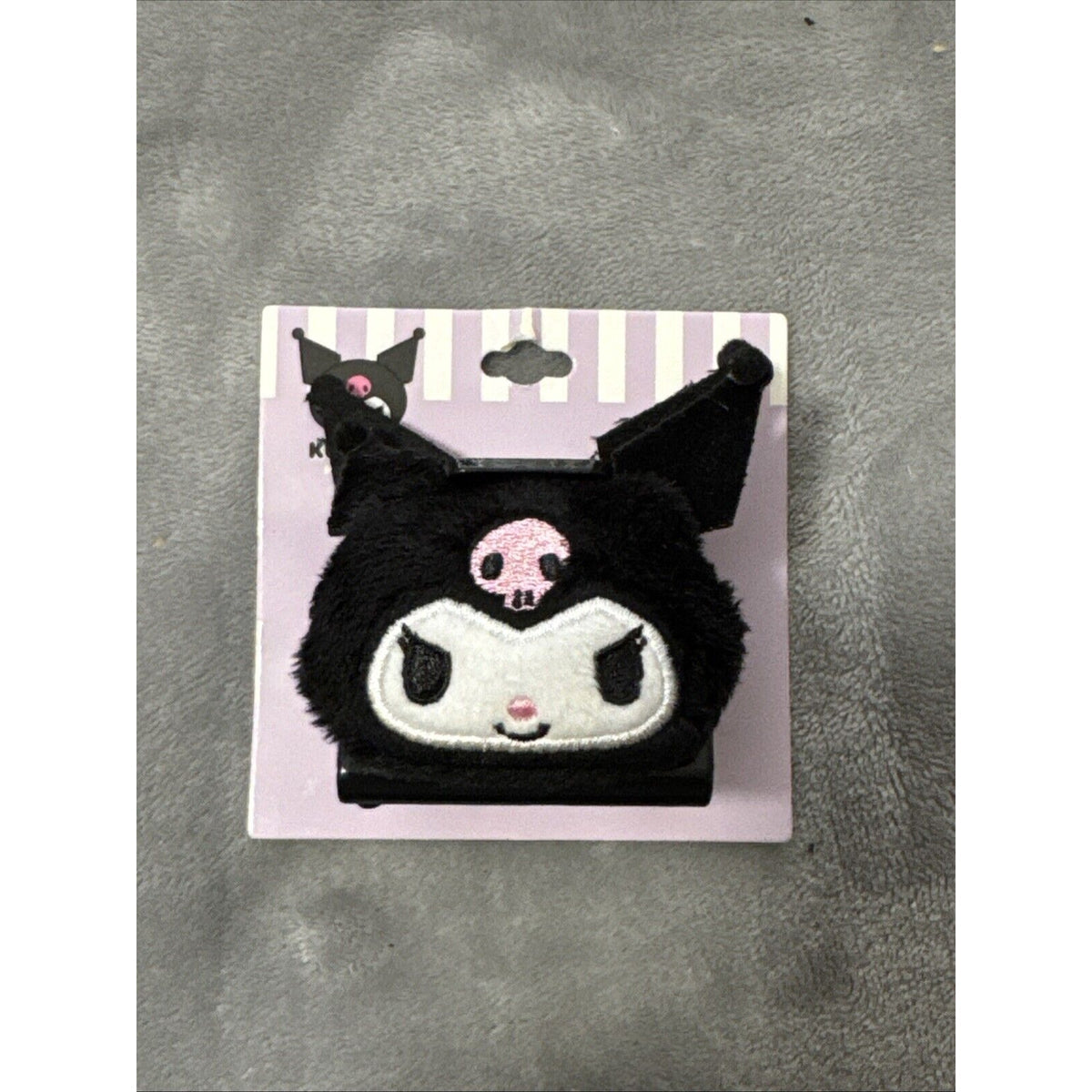 🔥Sanrio Kuromi Hair Clip Plush BNWT🔥