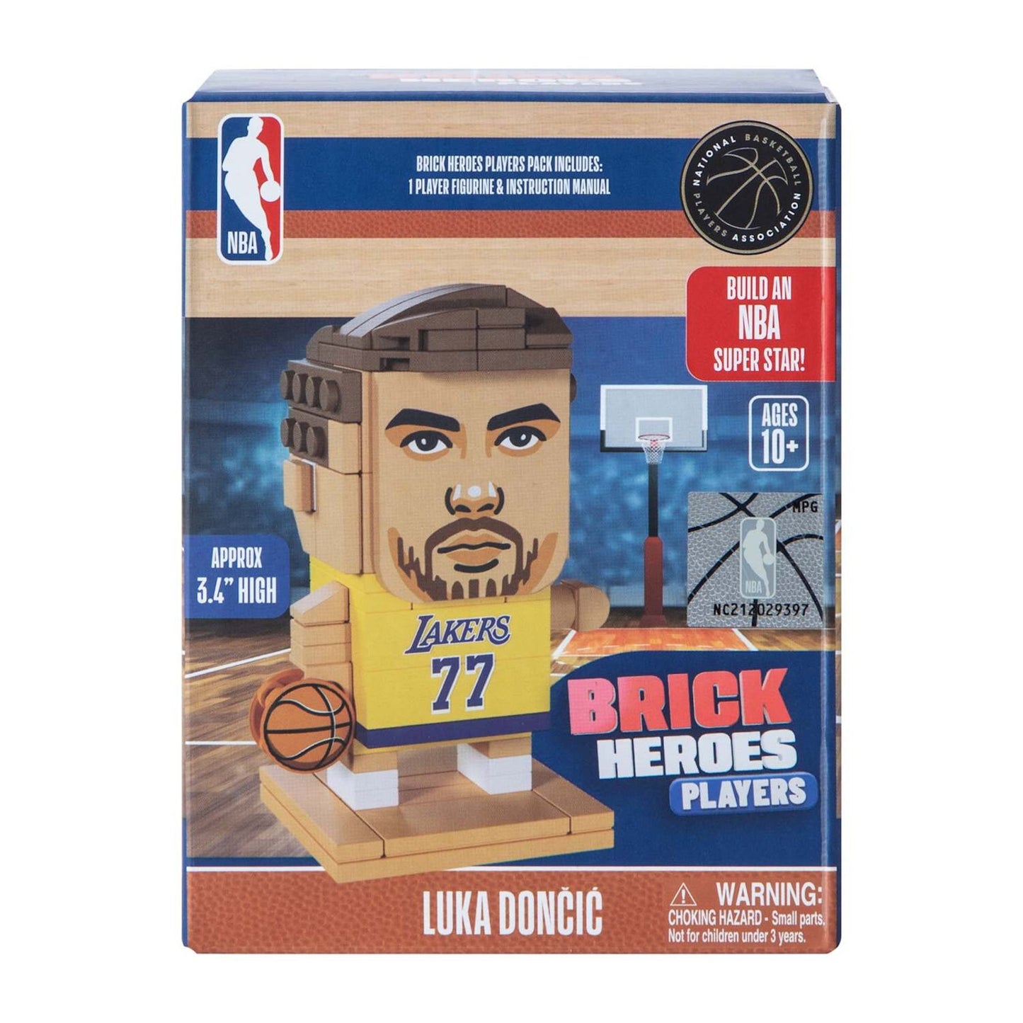 🔥Brick Heroes NBA Players Luka Doncic Figurine Los Angeles Lakers BNWT🔥