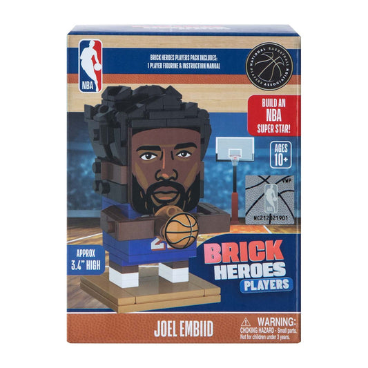 🔥Brick Heroes Players NBA star Joel Embiid Lego Form Collectible BNWT🔥