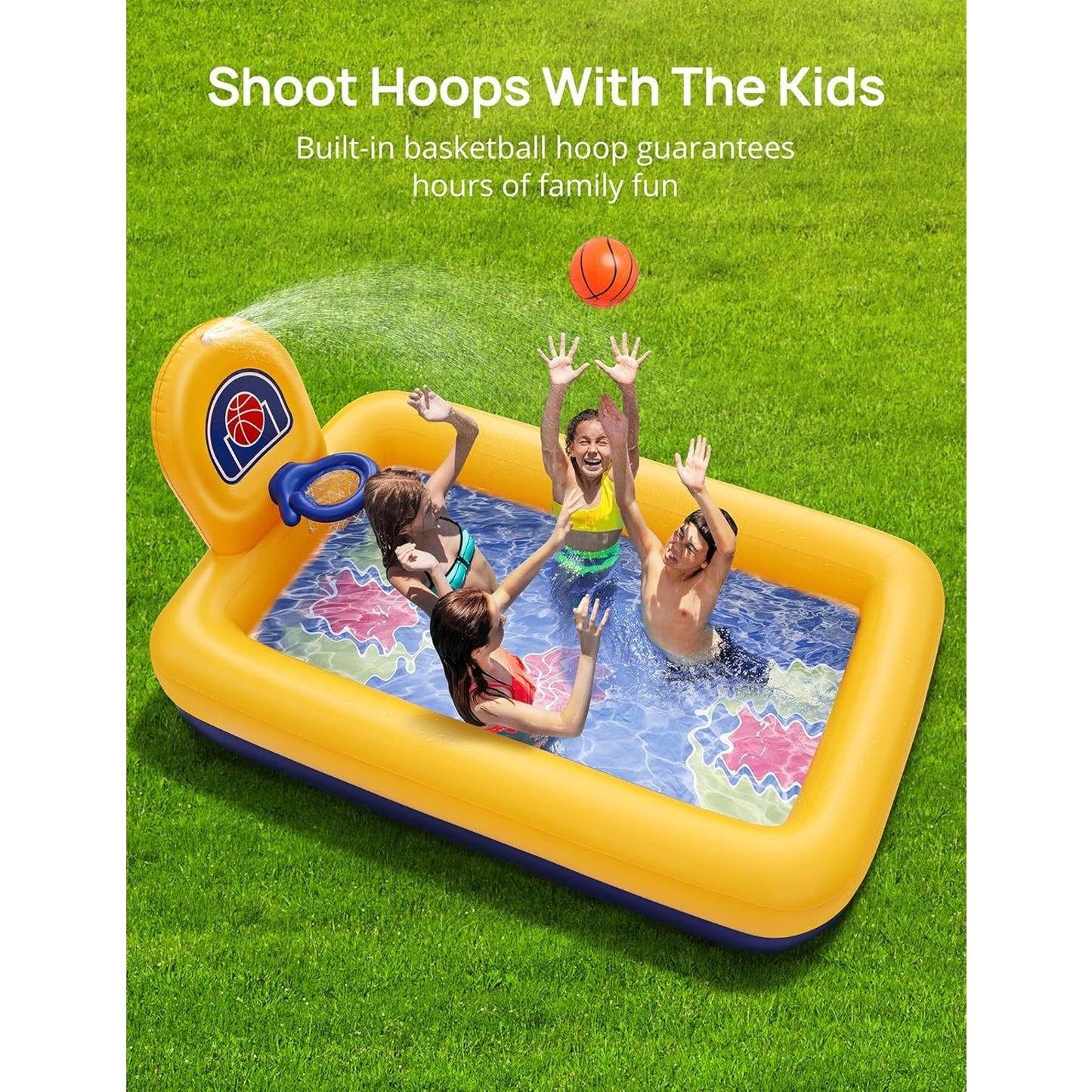 🔥Kiddie PooL Evajoy Inflatable Kids Pool Summer Water Party Inflatable Pool🔥