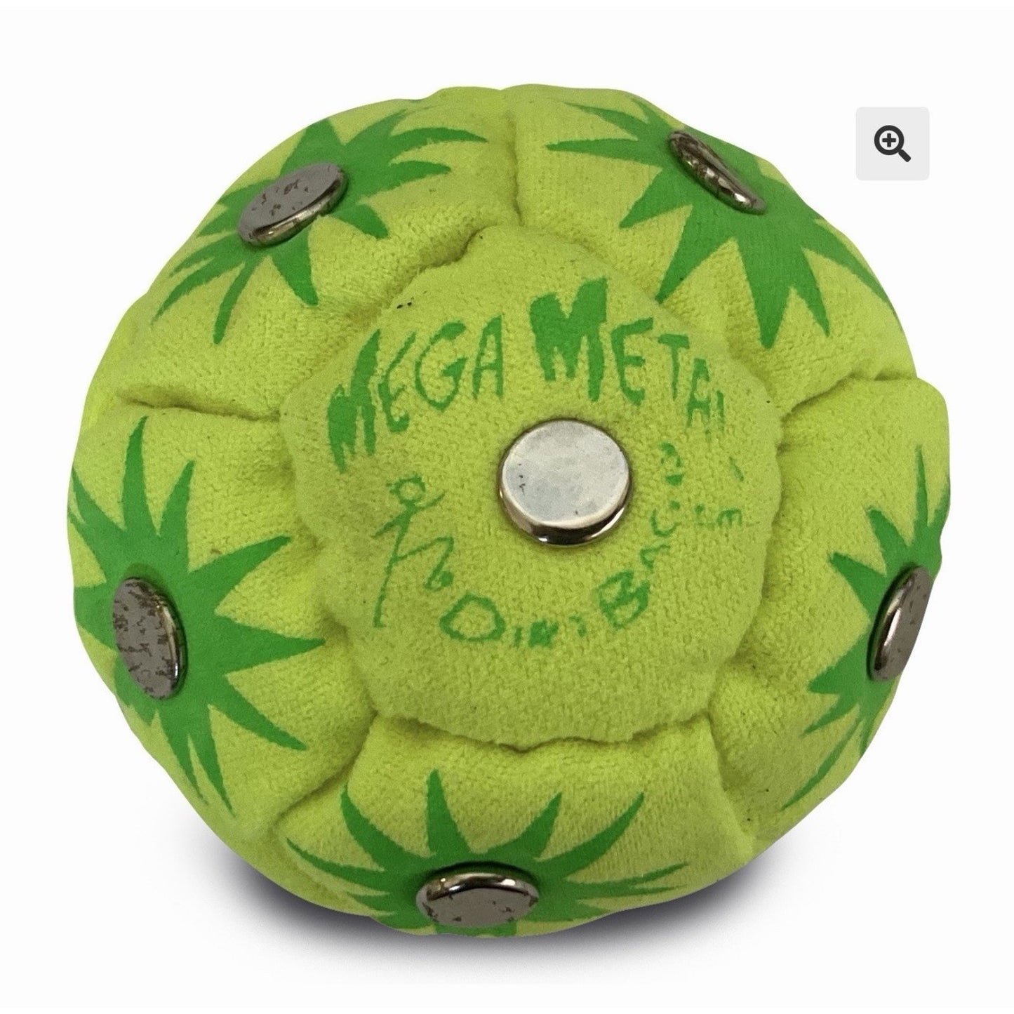 🔥World Footbag DirtBag Mega Metal Hacky Sack Lime/Green BNWT🔥