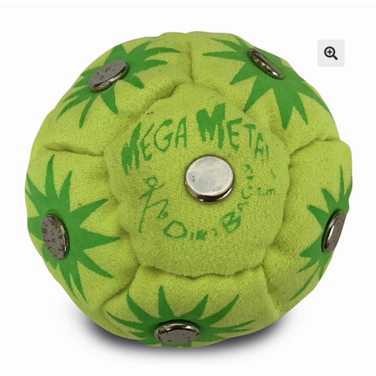 🔥World Footbag DirtBag Mega Metal Hacky Sack Lime/Green BNWT🔥