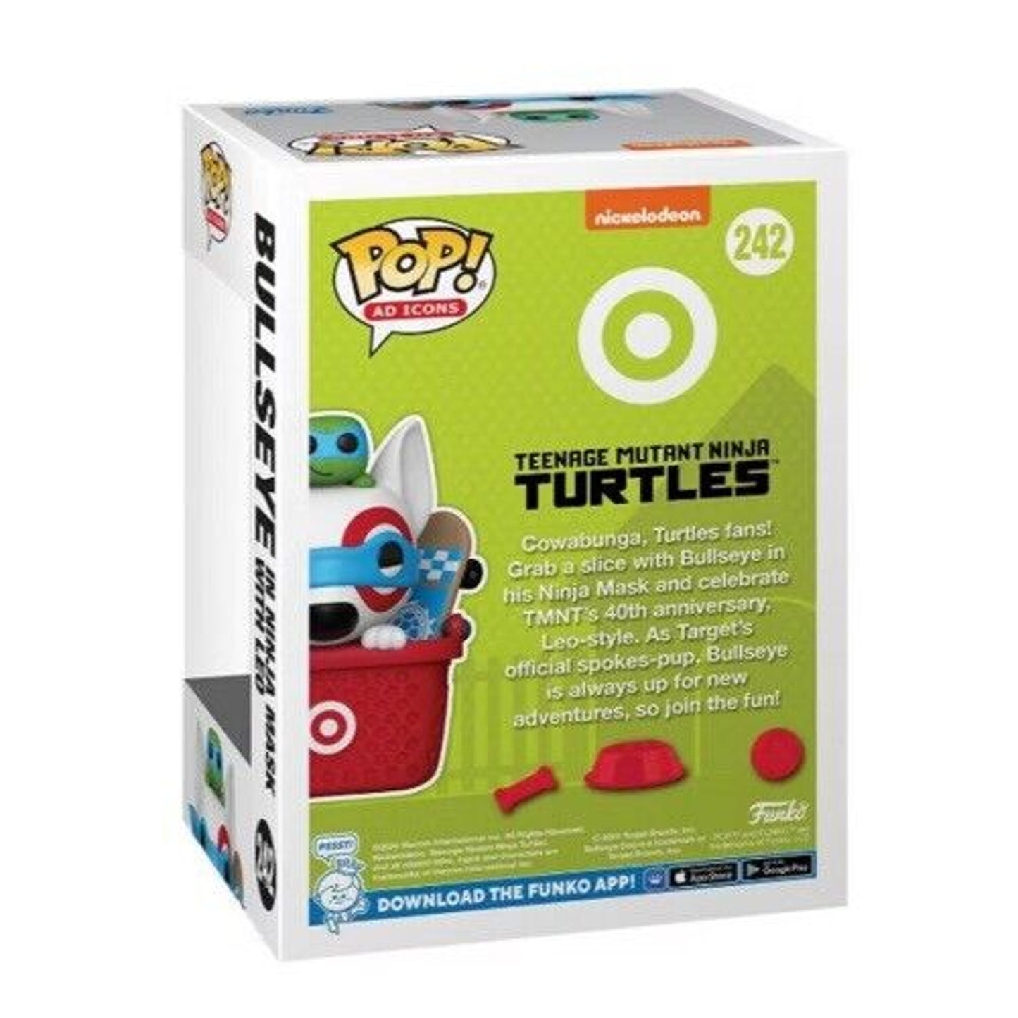🔥Funko POP! Bullseye in Ninja Mask With Leo #242 Target Exclusive BNWT🔥