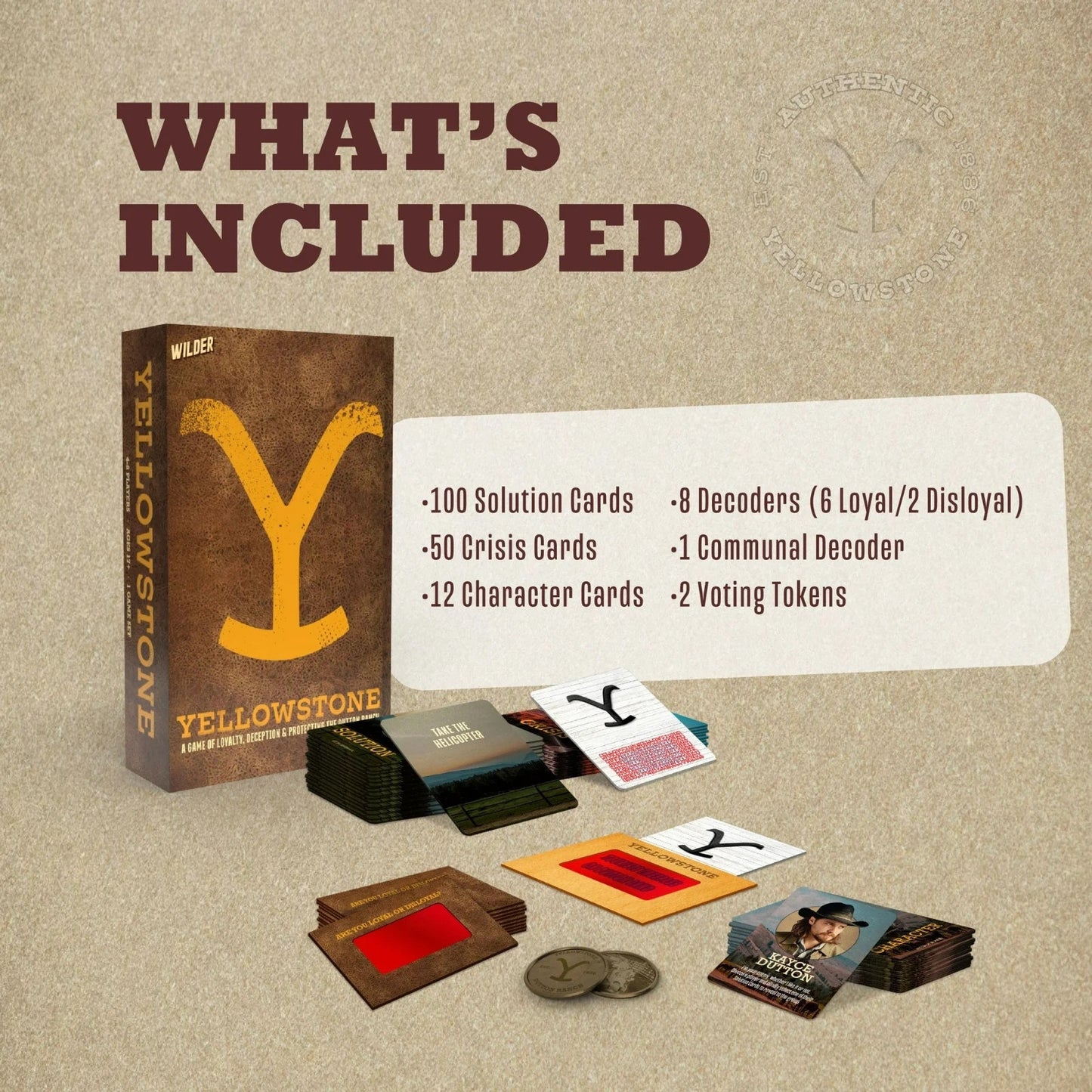 🔥Yellowstone Party Game - Defend the Dutton Ranch and Prove Your Loyalty NWT🔥